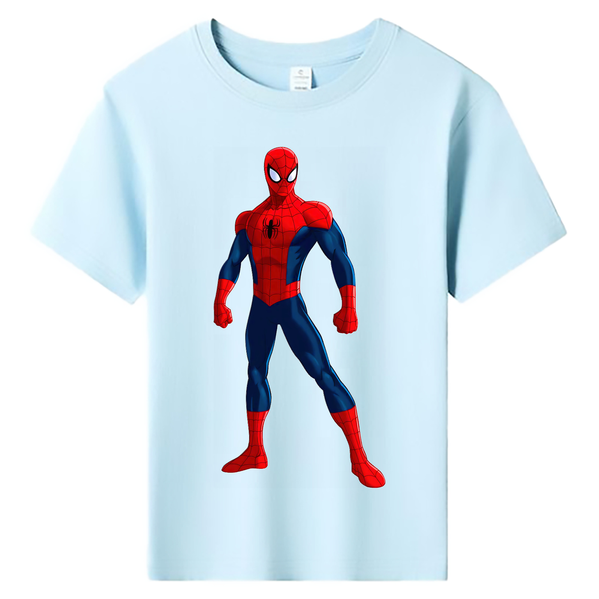 （画像用） Spider Man スパイダーマン 綿100％キッズTシャツ（フロントプリント）